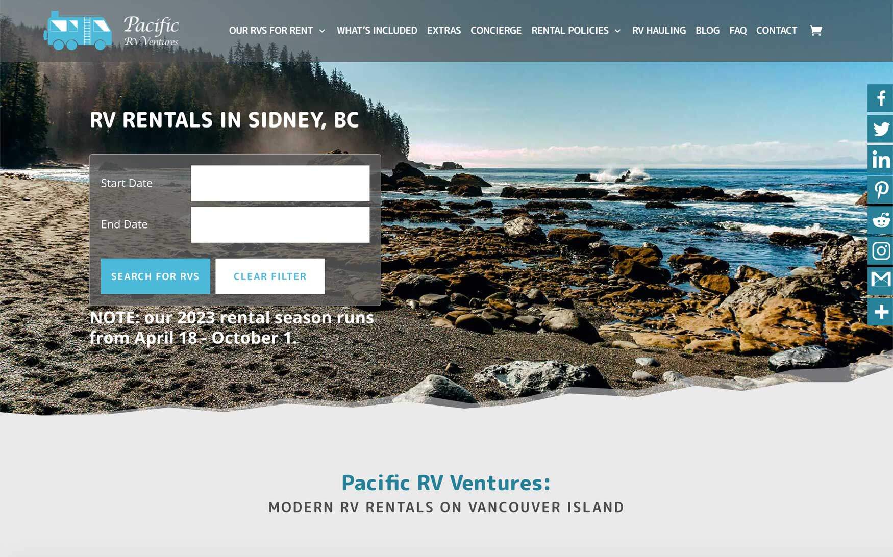 Pacific RV Ventures by 321  Design